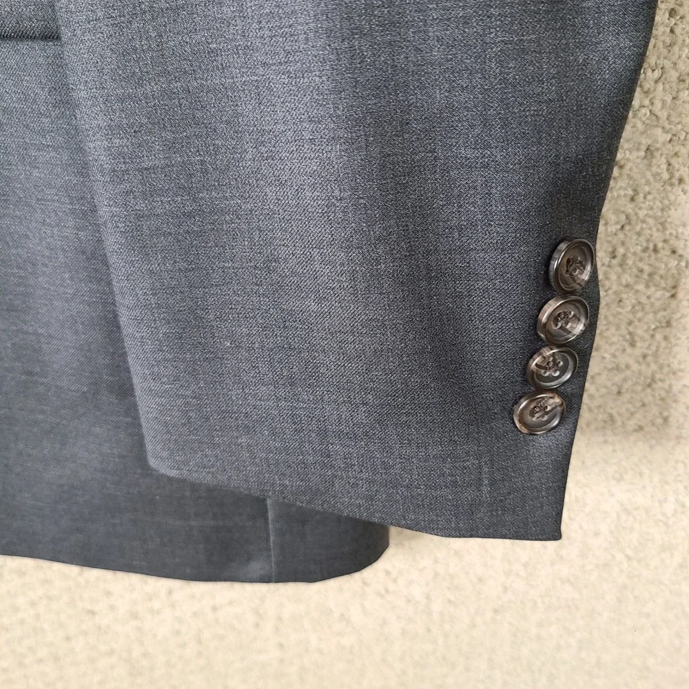 Lauren‎ Ralph Lauren Jacket Mens 42L Gray Blazer Wool 2 Button Formal Suit Coat